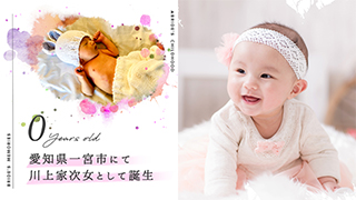 プロフィールムービー　モノクロームの新婦パート